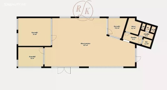 Pronájem obchodního prostoru 198 m² Dusíkova, Brno - Lesná