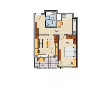 Prodej bytu 2+kk 45 m² Praha - Stodůlky