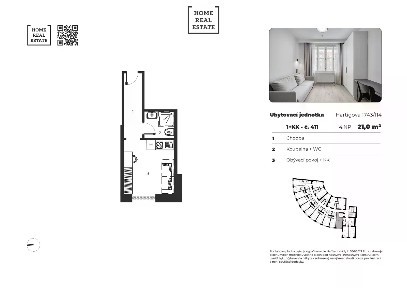 Prodej bytu 1+kk 22 m²
