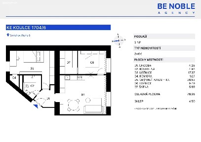 Prodej bytu 3+kk 76 m²