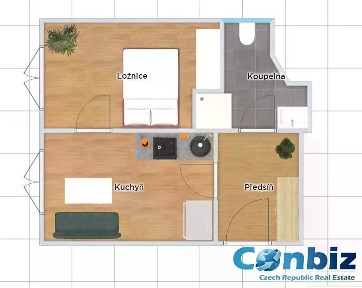 Prodej bytu 2+kk 39 m² Jirečkova, Praha - Holešovice