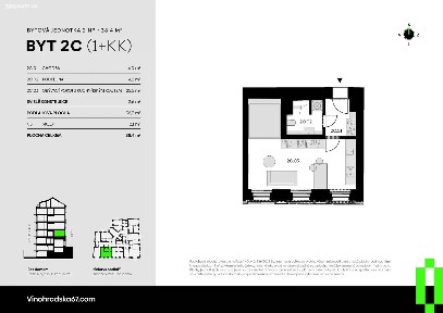 Prodej bytu 1+kk 38 m²