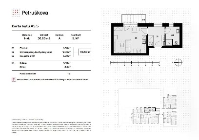 Prodej bytu 1+kk 31 m²