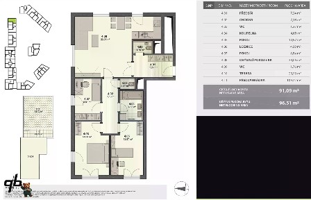 Prodej bytu 4+kk 91 m² Jantarová, Ostrava - Moravská Ostrava