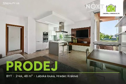 Prodej bytu 2+kk 48 m² Labská louka, Hradec Králové - Třebeš