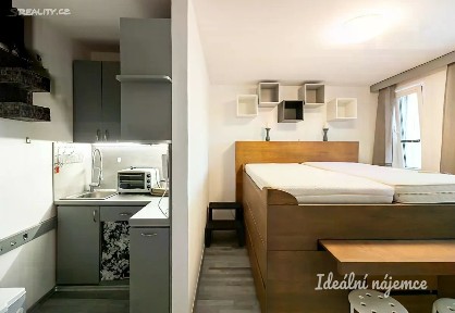Pronájem bytu 1+kk 27 m² Moravská, Praha - Vinohrady