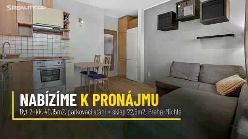 Pronájem bytu 2+kk 40 m² Novobohdalecká, Praha - Michle