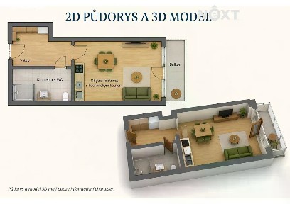 Pronájem bytu 1+kk 24 m² Buchovcova, Praha - Žižkov