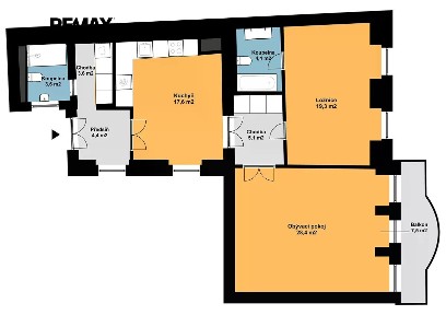 Pronájem bytu 2+kk 84 m² Havelská, Praha - Staré Město