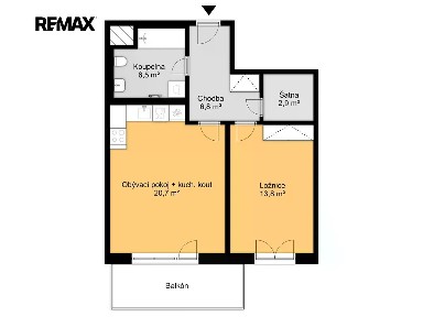 Pronájem bytu 2+kk 54 m² Zlochova, Praha - Modřany