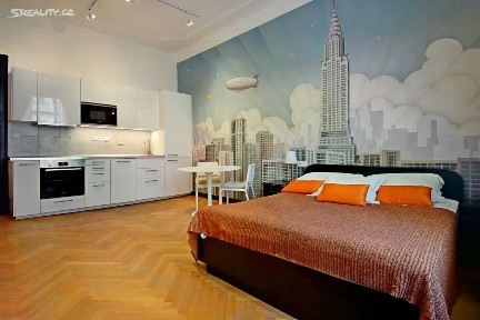 Pronájem bytu 1+kk 31 m² Hálkova, Praha - Nové Město