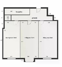 Pronájem bytu 2+1 76 m² Pod Kotlaskou, Praha - Libeň