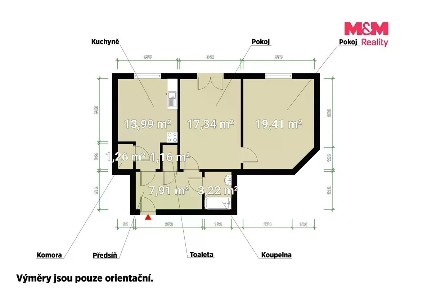 Pronájem bytu 2+1 66 m² Goethova, Plzeň - Jižní Předměstí