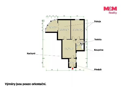 Pronájem bytu 2+1 83 m² Goethova, Plzeň - Jižní Předměstí