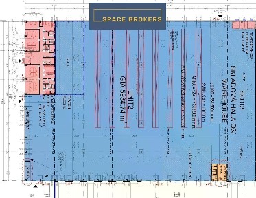 Pronájem skladového prostoru 5951 m²