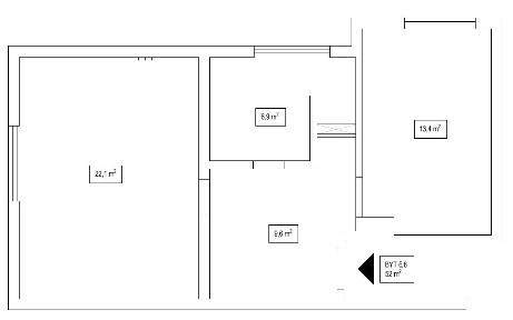 Pronájem bytu 2+kk 52 m² Šmídova, Ostrava - Radvanice
