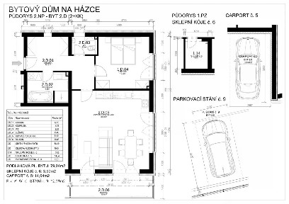 Pronájem bytu 2+kk 68 m² Na Házce, Turnov