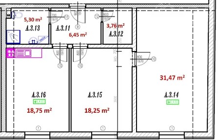 Pronájem bytu 3+kk 88 m² Tyršova, Ivanovice na Hané