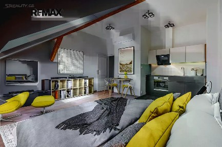 Prodej bytu 1+kk 37 m² Pod Kaštany, Praha - Dejvice