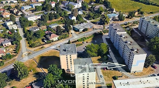 Prodej podílu 1/16 bytu 1+1 40 m² Ústí nad Labem - Mojžíř
