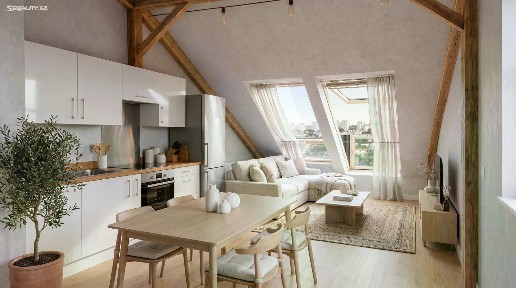 Prodej bytu 1+kk 27 m² Na Zlíchově, Praha - Hlubočepy