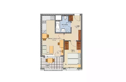 Prodej bytu 2+1 52 m² Svitákova, Praha - Stodůlky