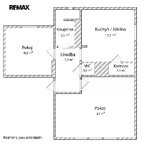 Pronájem bytu 2+1 58 m² Přehradní, Brno - Kníničky