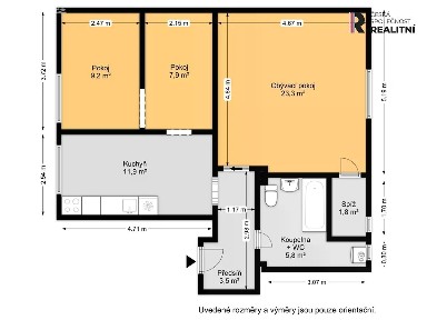 Prodej bytu 3+1 77 m² Letecká, Libčice nad Vltavou