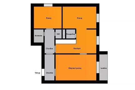 Pronájem bytu 3+1 71 m²