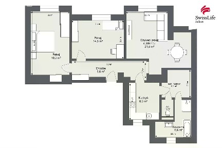 Prodej bytu 3+1 80 m² 8. listopadu, Praha - Břevnov