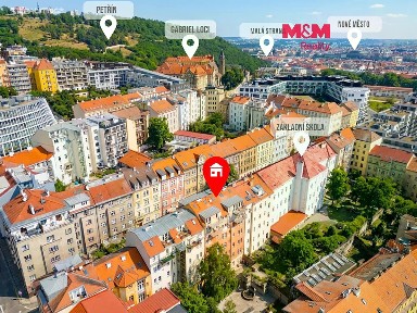 Prodej bytu 2+kk 42 m² Grafická, Praha - Smíchov