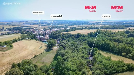 Prodej chaty 42 m², pozemek 5801 m² Ondratice