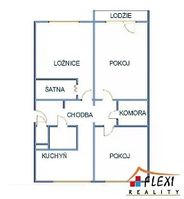 Pronájem bytu 3+1 83 m²