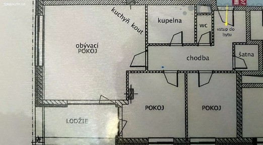 Pronájem bytu 3+kk 81 m² Schweitzerova, Olomouc - Nové Sady