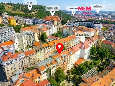 Prodej bytu 2+kk 34 m² Grafická, Praha - Smíchov