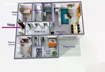 Prodej rodinného domu 115 m², pozemek 860 m² Nedakoničky, Moravský Písek
