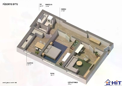 Prodej bytu 2+1 68 m² Jevanská, Praha - Strašnice