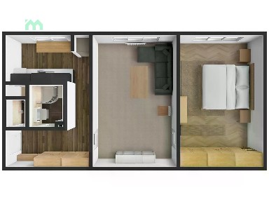 Pronájem bytu 2+1 55 m² Bohuslava Němce, Přerov - Přerov I-Město