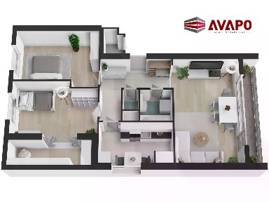 Prodej bytu 3+1 71 m² Nádražní, Hradec nad Moravicí