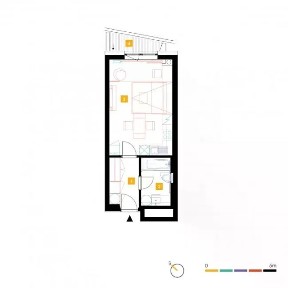 Pronájem bytu 1+kk 32 m² Mukařovského, Praha - Stodůlky