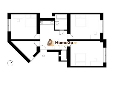 Pronájem bytu 3+1 91 m² U gymnázia, Praha - Nusle