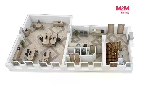 Pronájem kanceláře 79 m²