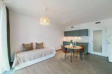 Pronájem bytu 1+kk 32 m² Mezi Vodami, Praha - Modřany