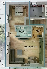 Pronájem bytu 2+kk 48 m² Vojanova, Opava - Předměstí