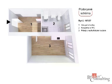 Prodej bytu 1+kk 47 m²