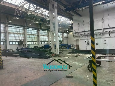 Pronájem výrobní haly, prostoru 1195 m²