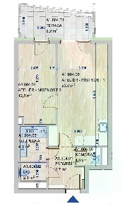 Prodej bytu 2+kk 59 m² Svatopetrská, Brno - Komárov