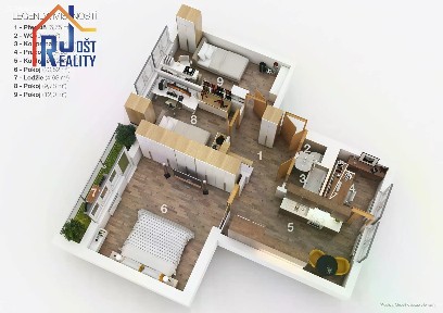 Prodej bytu 4+1 72 m²