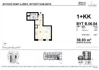 Prodej bytu 1+kk 31 m² Archeologická, Praha - Stodůlky
