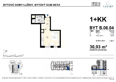 Prodej bytu 1+kk 31 m² Archeologická, Praha - Stodůlky